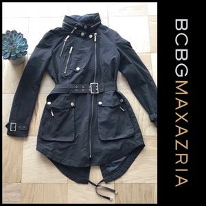 Spring Trench Coat Army Green